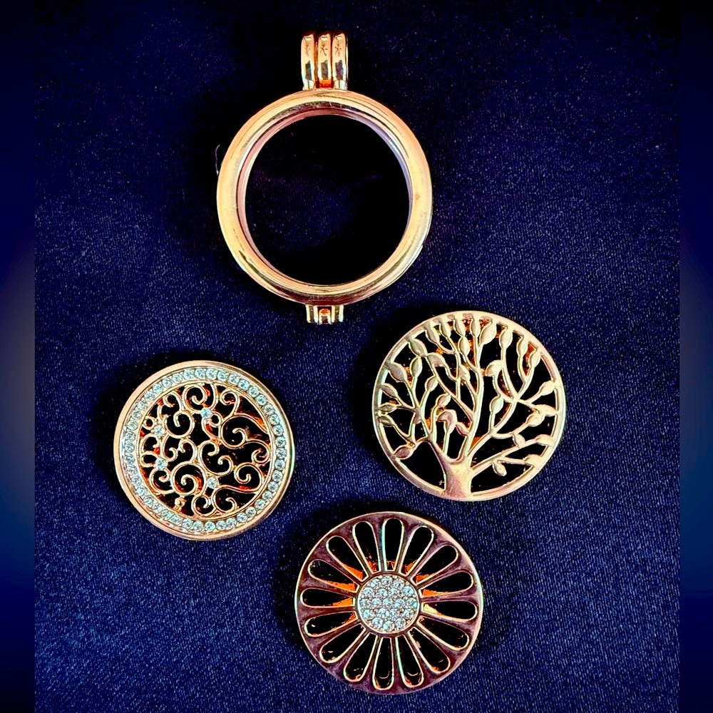 The Coin Collection Pendant Set NWOT